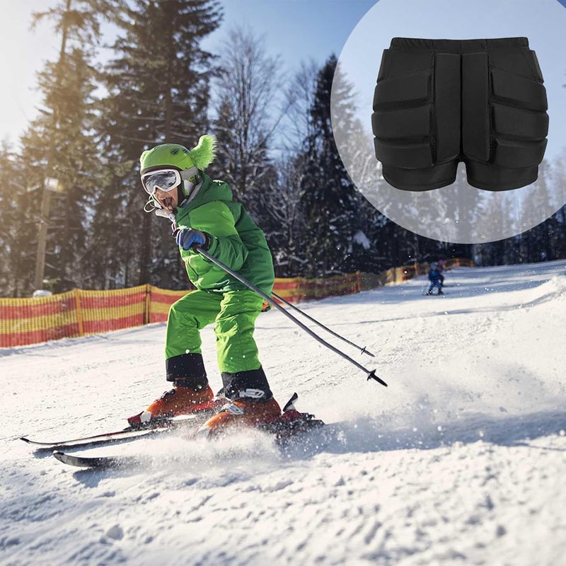 CHICIRIS Padded Shorts Snowboarding Skiing for Women Men, Skating Butt Pad Guard Ice Skating Accessories for Outdoor Activities (M - Image 3